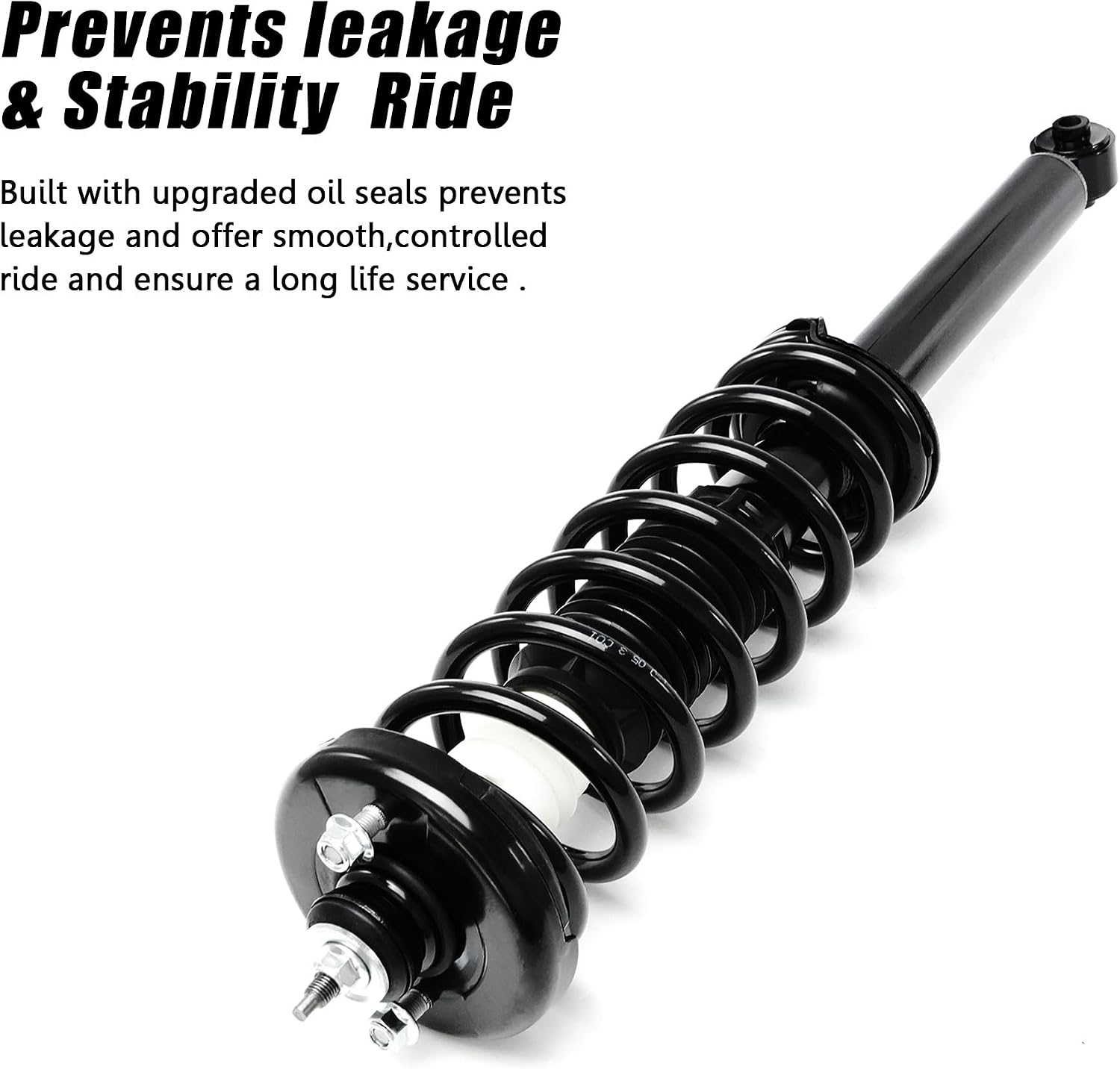 Vextone Quick Rear Struts w/Coil Springs Shock Absorber Compatible with 2003-2007 Honda Accord (NO Hybrid), 2004-2008 Acura TL Driver Passenger Replacement for 171372