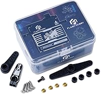 Vista 7 de Servo sin escobillas de 105.8 lbs, servo de alto par de 8.4 V, servo de Crwaler RC impermeable IP67 compatible con Sanwa SSR/NB4/Futaba