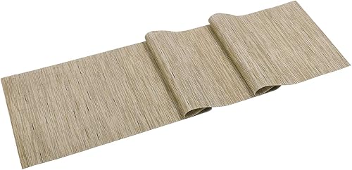 Miniatura 7 de SHACOS - Caminos de mesa de vinilo tejido, lavables, para uso en interiores o exteriores, fáciles de limpiar