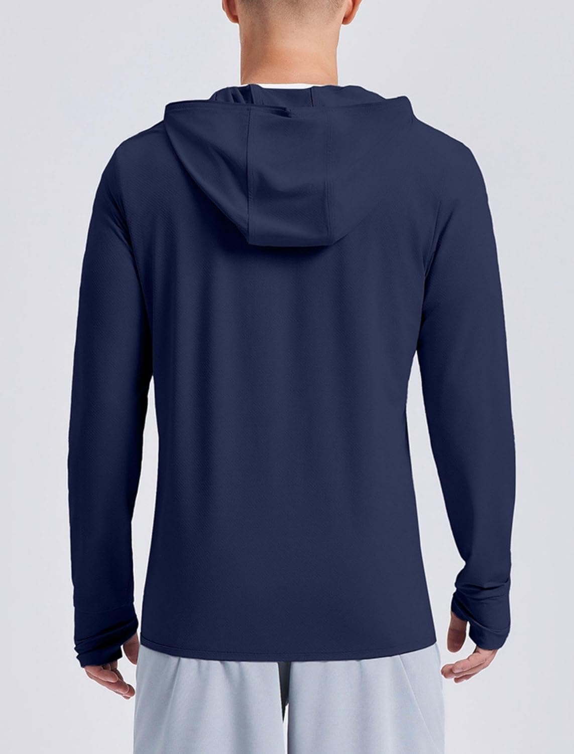 PINSPARK Men's UPF50+ Full Zip Outdoor Hoodies Lightweight Sun Protection Long Sleeve Jacket for Fishing Hiking with Pockets - Image 7