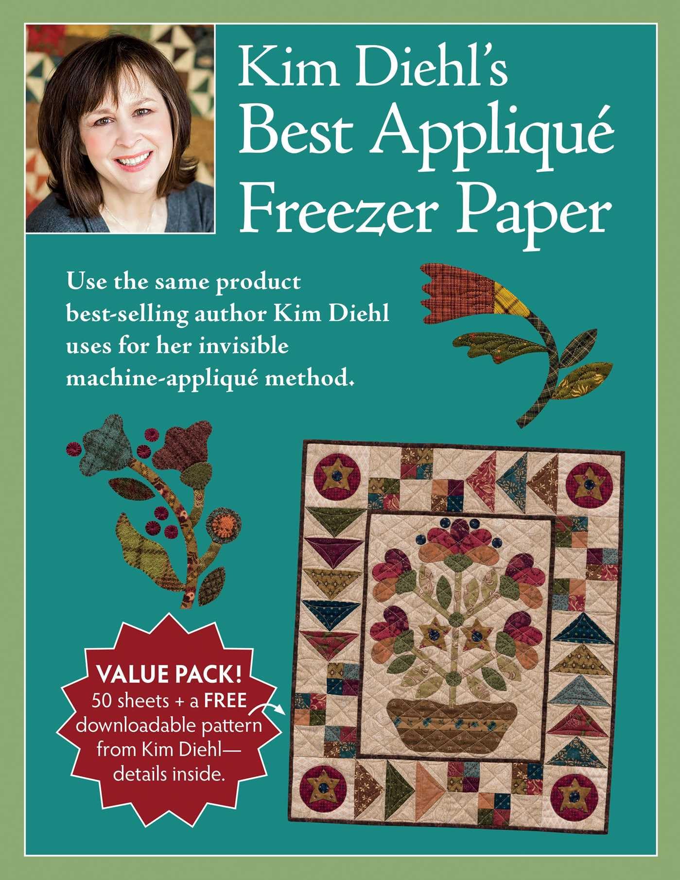 Kim Diehl's Best Appliqué Freezer Paper: 50 Sheets