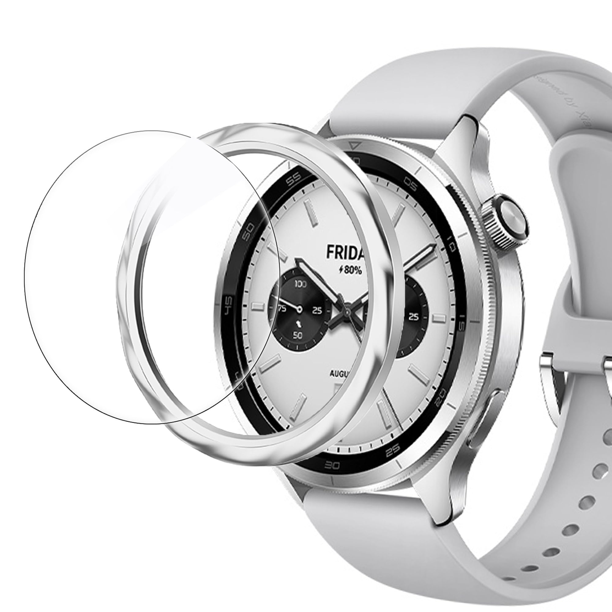 Amazon.co.jp: Lamshaw for Xiaomi Watch S4 / S3 ベゼルリング、強化 