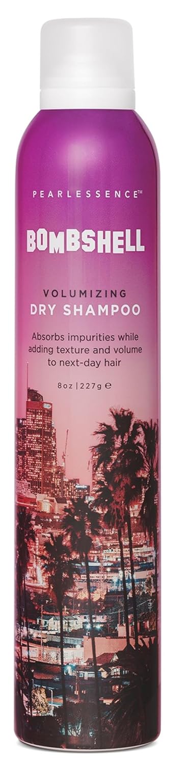 Pearlessence Bombshell Volumizing Dry Shampoo | Lightweight Formula for Refreshing Hair, Absorbing Oil & Adding Instant Volume (8 Oz)