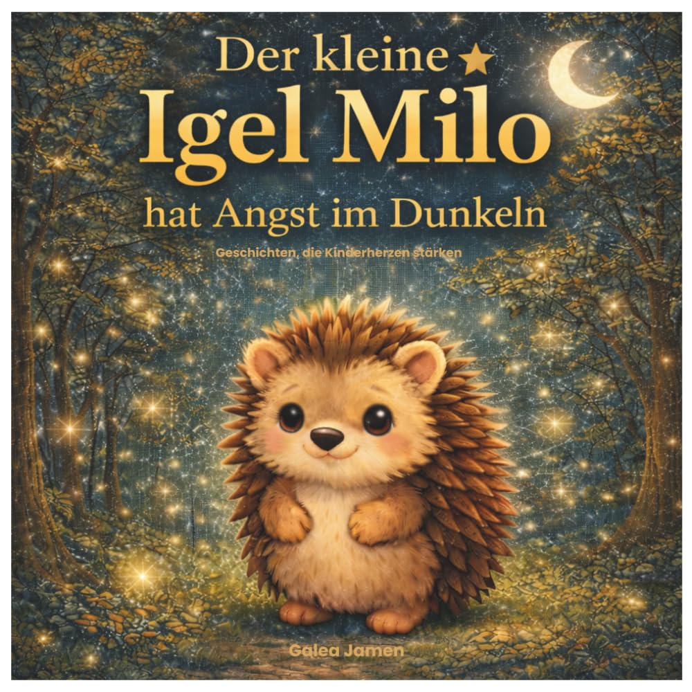 Der kleine Igel Milo hat Angst im Dunkeln