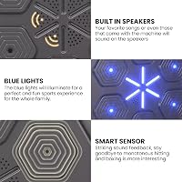MAGIC SELECT Zenés Boxzsák LED Világítással, Bluetooth Ütésdetektálás és Boxkesztyűvel 7