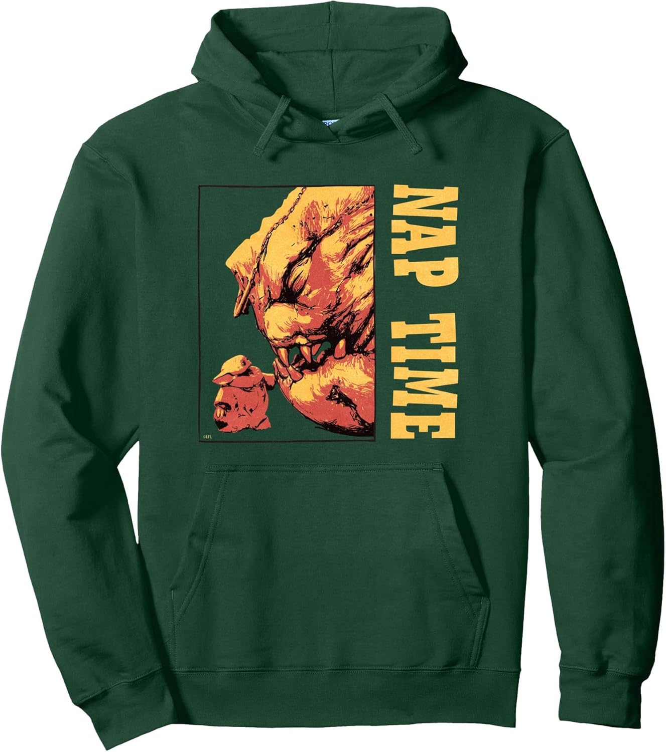 Star Wars The Mandalorian Grogu & Rancor Nap Time Pullover Hoodie
