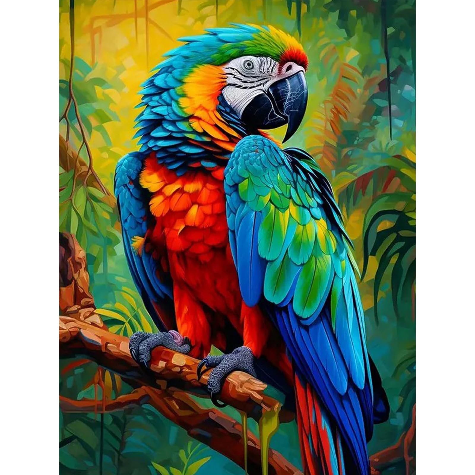 MAXBYE DIY Bird 5D Diamond Art Painting Kits, Full Drill Embroidery Kits for Adults, Painting by Numbers Crystal Rhinestone Painting Pictures for Home Wall Decor 12x16inch โ image 1