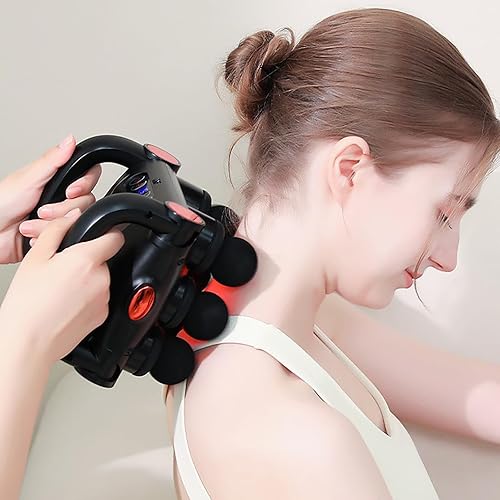 Miniatura 4 de Husband 2.0 Knot Buster - Pistola de masaje de tejido profundo mejorada 2026, masajeador de 6 bolas con 6 cabezas, 5 modos y 20 intensidades, alivio