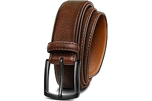 34 belt: Best Men's Genuine Leather Dress Belt for Casual, Golf, and Jeans