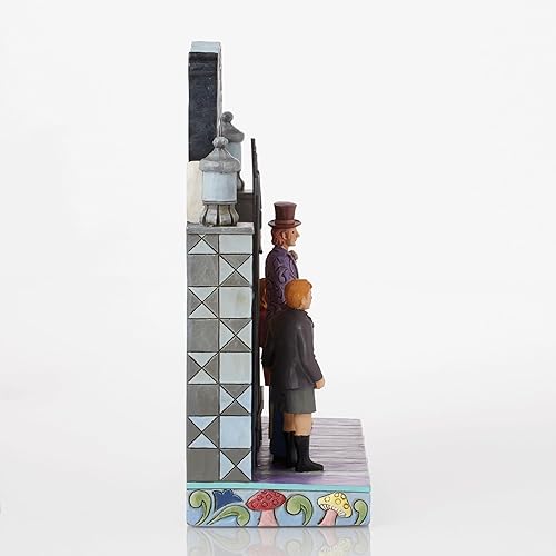 Miniatura 5 de Enesco Willy Wonka y la fábrica de chocolate por Jim Shore Children Standing by Gate Figurine, 8.25 pulgadas, multicolor