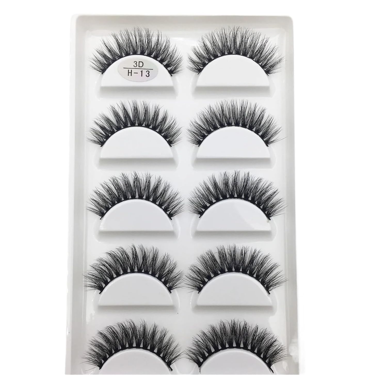 UAMOU 16 Style 10 50 Boxes 3D Mink Lashes Natural Cross False Eyelashes Long Messy Makeup Eye Lashes