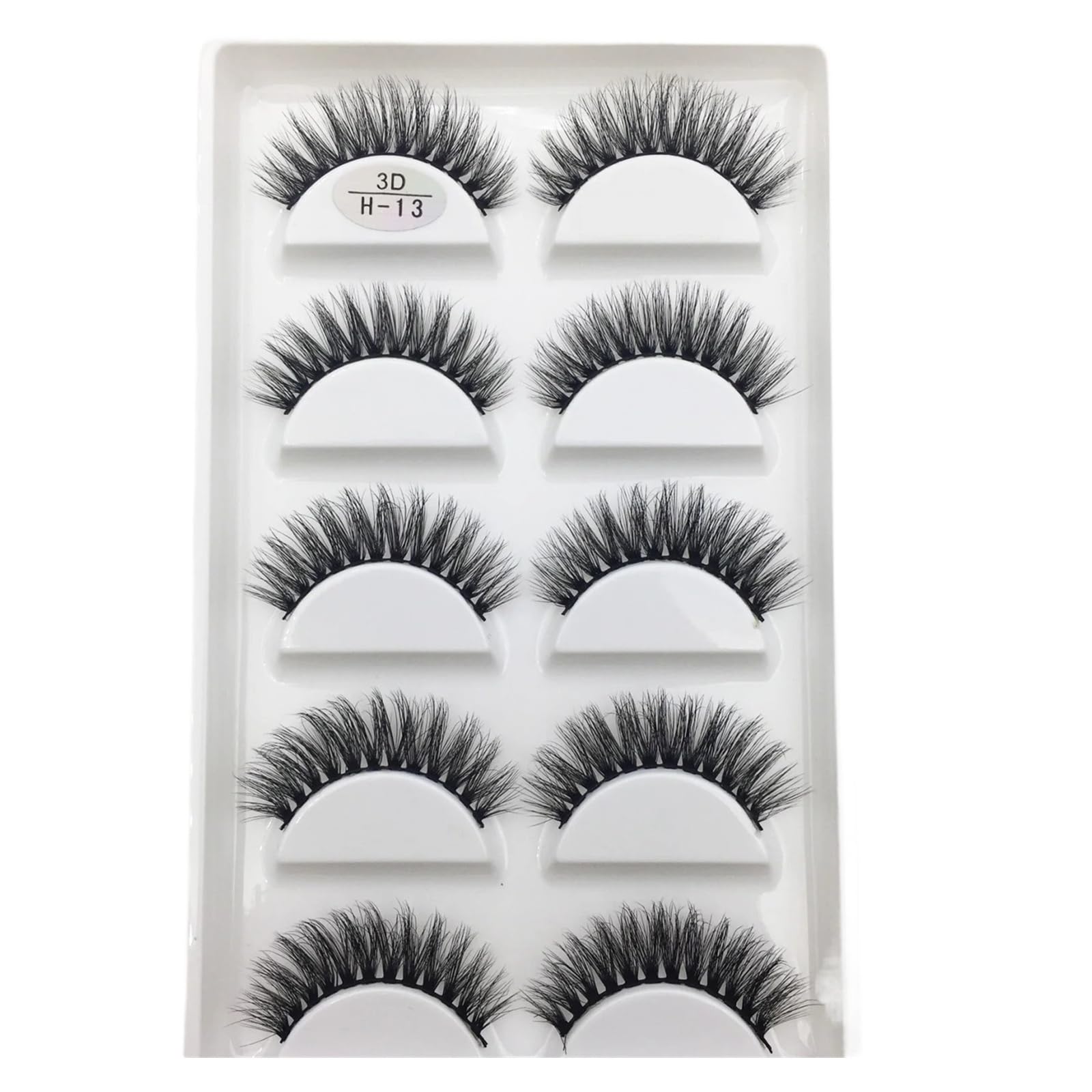 UAMOU 16 Style 10 50 Boxes 3D Mink Lashes Natural Cross False Eyelashes Long Messy Makeup Eye Lashes