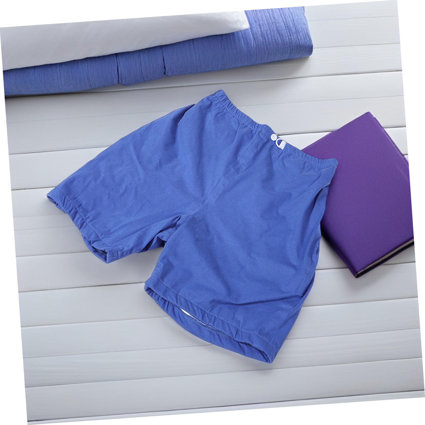 Culottes D'incontinence Lavables pour Adultes Taille L Coton Bleu