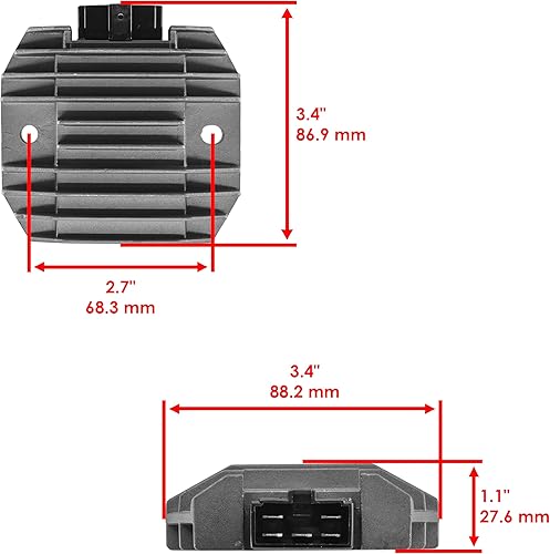 Miniatura 3 de caltric Estator & Regulator Rectifier Fits Yamaha FZ6 fzs6 fz600 fz-600 2004  2009