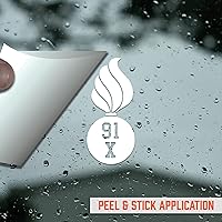 Vista 7 de Inkfidel 91X Maintenance Supervisor Bomb Insignia - Calcomanía de vinilo (negro)