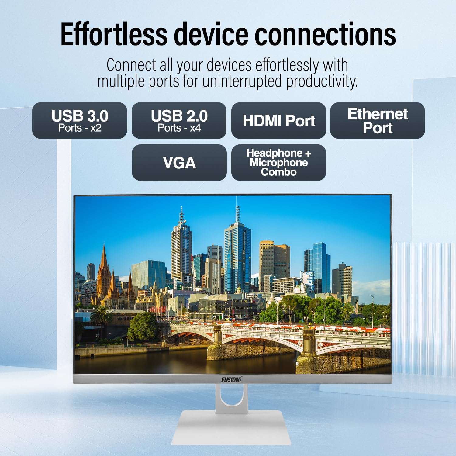 23.8" Full HD All in One PC Desktop Computer (Dec 2025 Release) - 16GB RAM, 512GB SSD, Windows 11, Intel 15th Gen Quad-Core CPU, HDMI, USB 3.0 - AIO PC with Wireless Keyboard, Mouse, 3MP Web Camera - 5