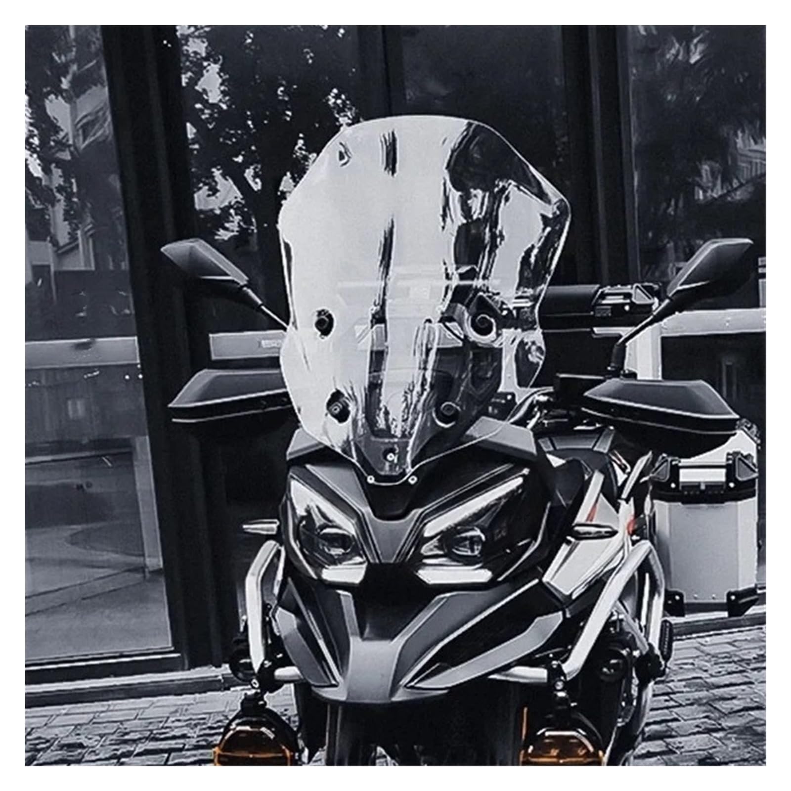 Carena deflettori moto Parabrezza Per Morbidelli T1002V Gaokin Hawk 1000, Accessori Per Parabrezza In Vetro Per Anteriore Per Moto