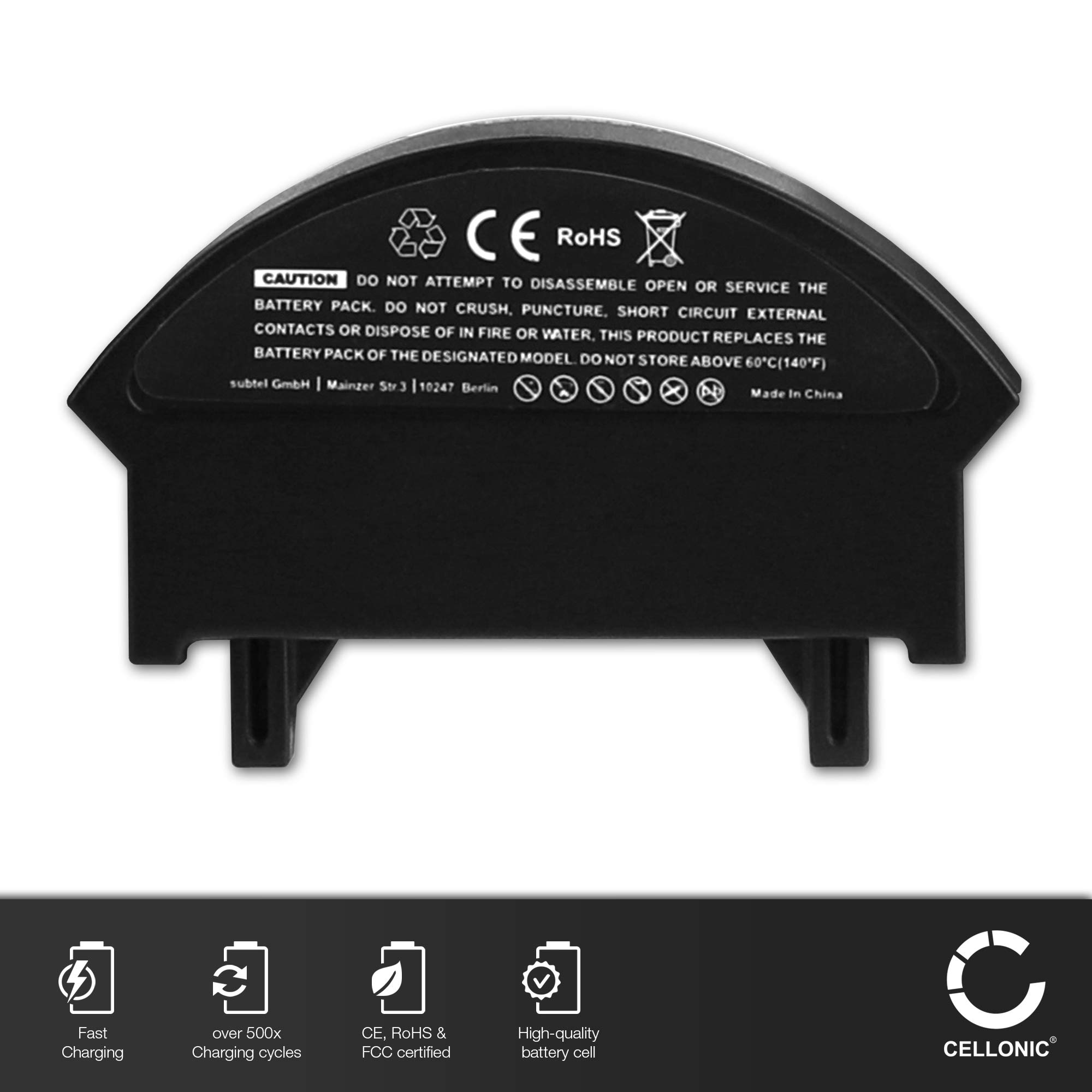 CELLONIC® wysokiej jakości akumulator kompatybilny z Bose QuietComfort 3 / QC3 (200 mAh) 40229, NTA2358 akumulator zapasowy