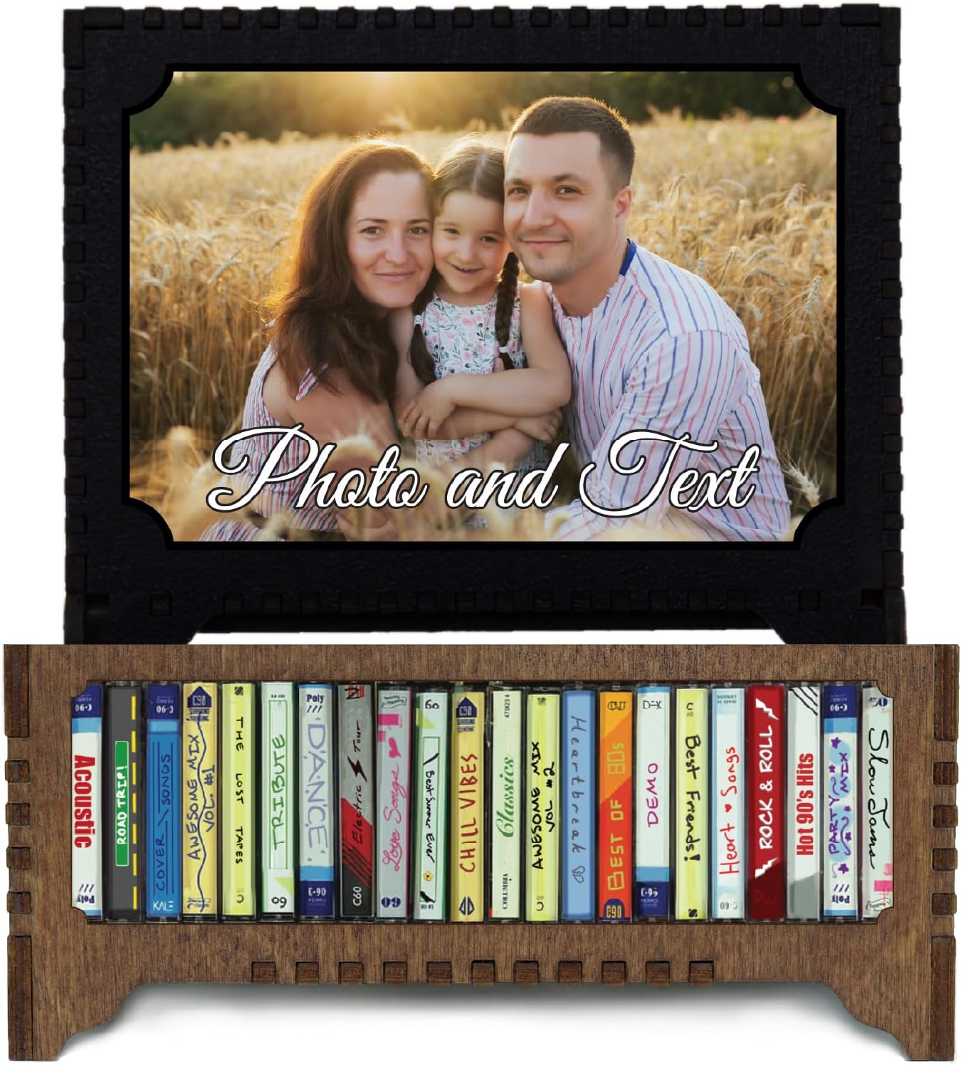 Cassette Tape MP3 Music Box, Personalized Label, Photo, & Song