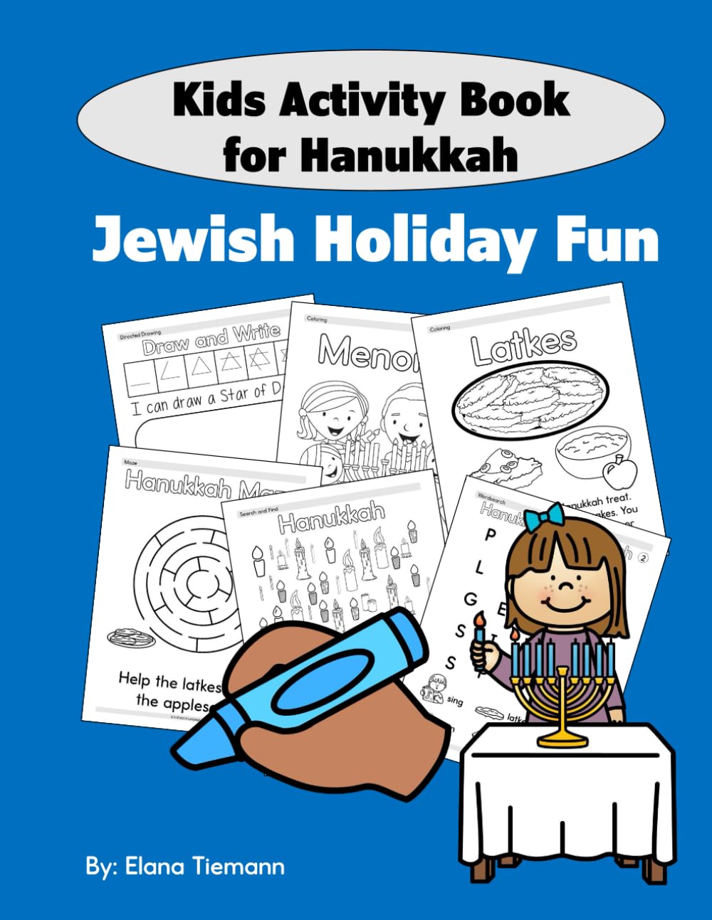 Kids Activity Book for Hanukkah: Jewish Holiday Fun