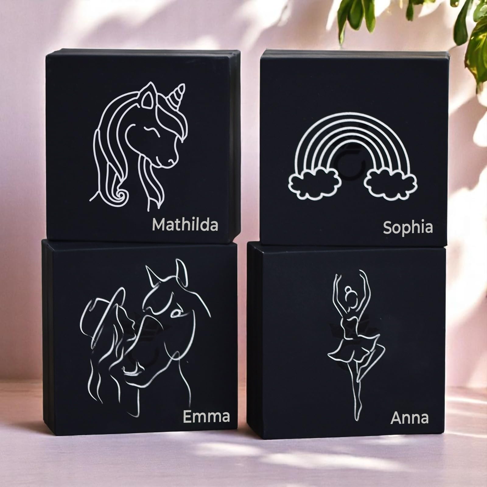 Schmuckset Mädchen Herz Silber 925 und Gold / Rosegold vergoldet, Herzkette | Kette Halskette Herzanhänger Ohrringe Ohrstecker Kinder, Kinderschmuck Schmuck Set Geschenk Einschulung Geburtstag