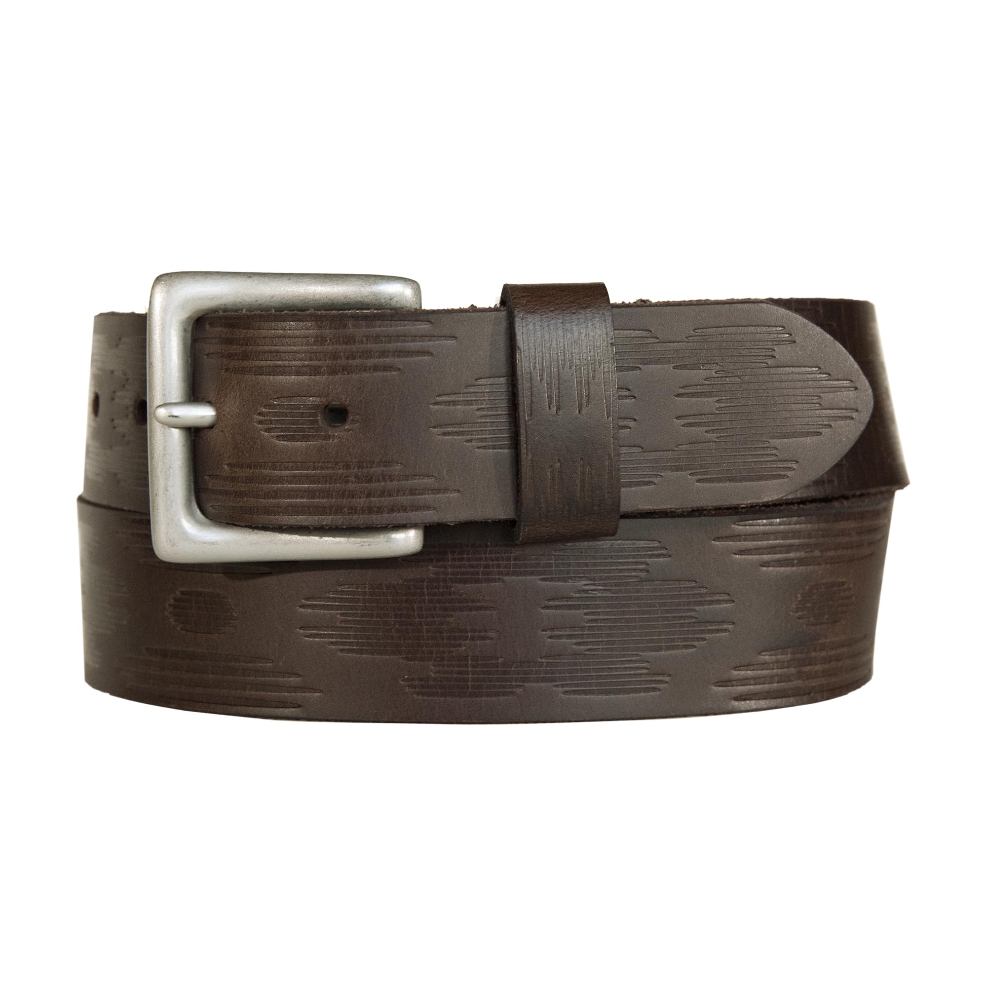 Lucky Brand Men's Genuine Leather Belt | Classic | Casual | Everyday | Western | American Heritage | Metal Buckle
