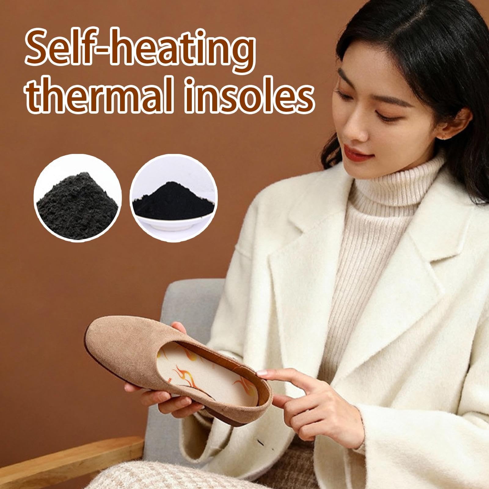 Semelles Intérieures Chauffantes 10 Paires Thermiques Respirables | Semelles d'Hiver pour Chaussures Chauffe-Pieds Pour Femmes Hommes Randonnée Pêche Camping Travail Intérieur