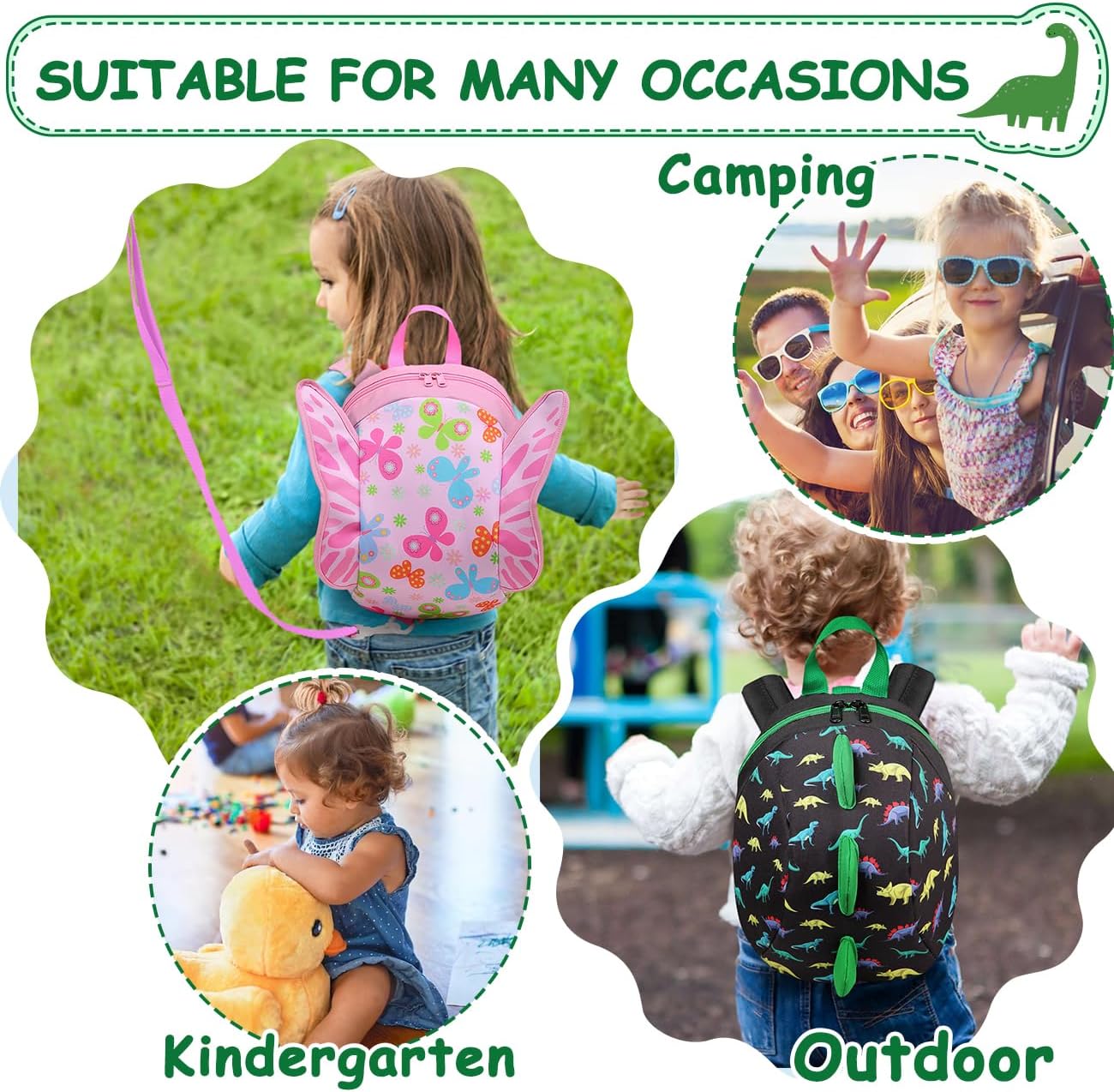 VASCHY Mini Toddler Backpack with Leash, Ultra Lightweight Tiny Little Daycare Backpack - Image 7