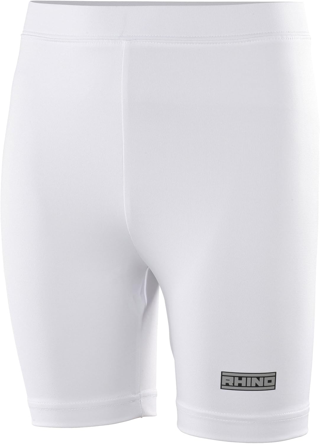 Rhino Childres Big Boys Thermal Underwear Sports Base Layer Shorts (XSY) (White)