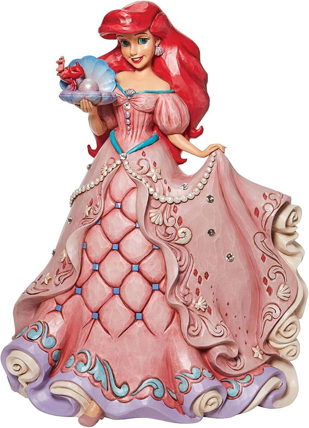 Enesco Disney Traditions Ariel Deluxe 2nd in Series Figurine : Home & Kitchen