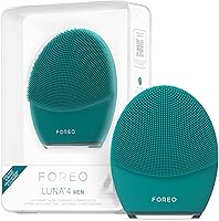 Vista 1 de FOREO LUNA 4 MEN Face Cleansing Brush for Skin & Beard - Firming Massager - Anti Aging Face Care - Enhances Absorption - App-connected