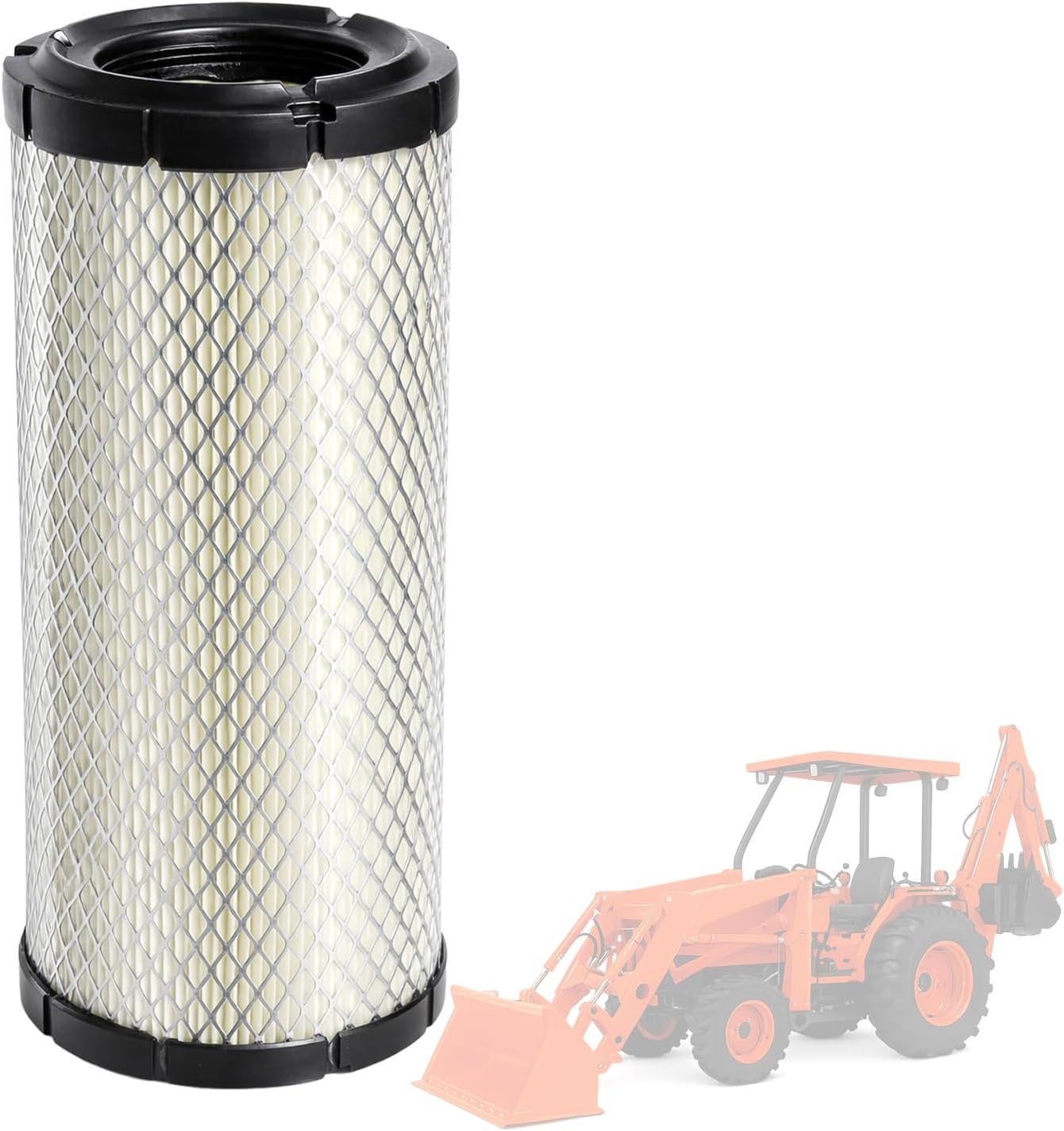 P822768 Air Filter (2 Pack) Compatible with Donaldsonn Baldwinn RS3988 P772579 Fletguardd AF25436 Luberfinerr LAF8143 WIXX 46489 FRAMM CA9246 AM129028 Kubota R1401-42280 129062-12560