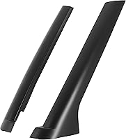 Vista 8 de HECASA Moldura de pilar compatible con Land Rover Discovery 2 1999-2004 de repuesto para DCB500060PMA DCB500070PMA parabrisas exterior A moldura