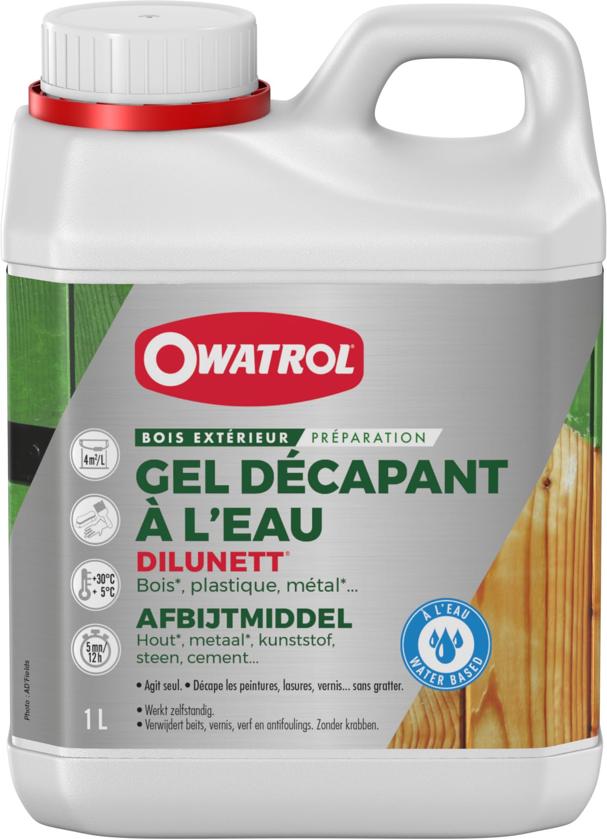 Owatrol Dilunett 1 Litre Paints and Coatings Remover Gel