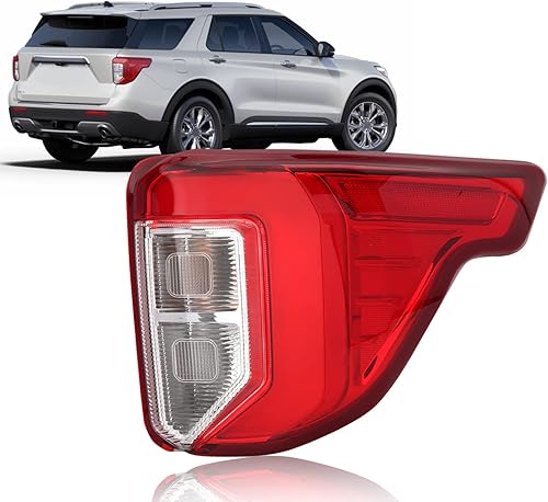 Miniatura 7 de Luz trasera de la lámpara de freno trasero para Ford Explorer 2016 2017 2018 2019 (lado izquierdo del conductor)
