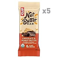 Vista 3 de CLIF Barra de mantequilla de nuez – Mantequilla de maní de chocolate – Barras energéticas rellenas – Sin OMG – USDA Orgánico – A base de plantas
