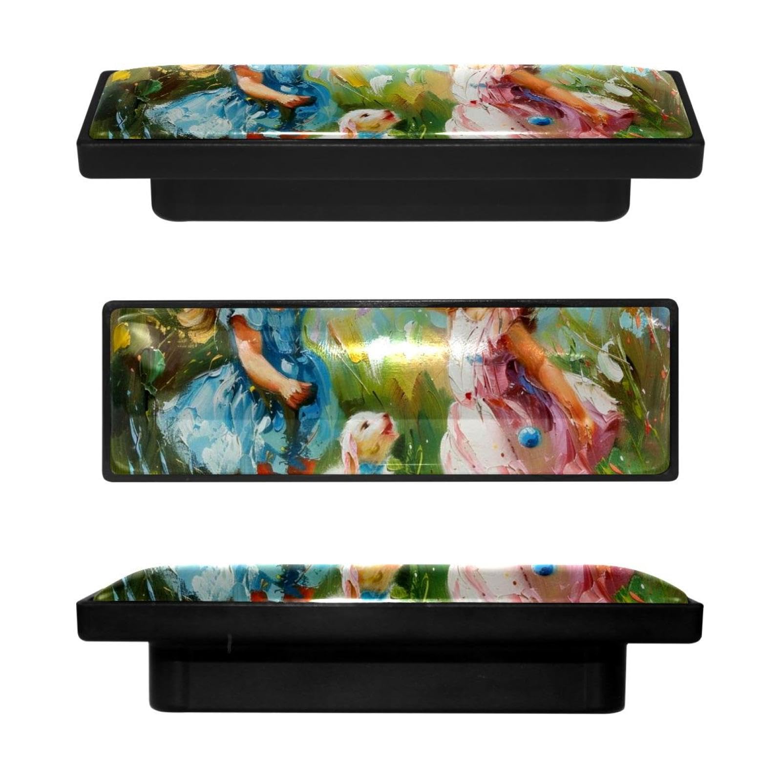 Boutons de placard rectangulaires design pour meubles de cuisine et showroom