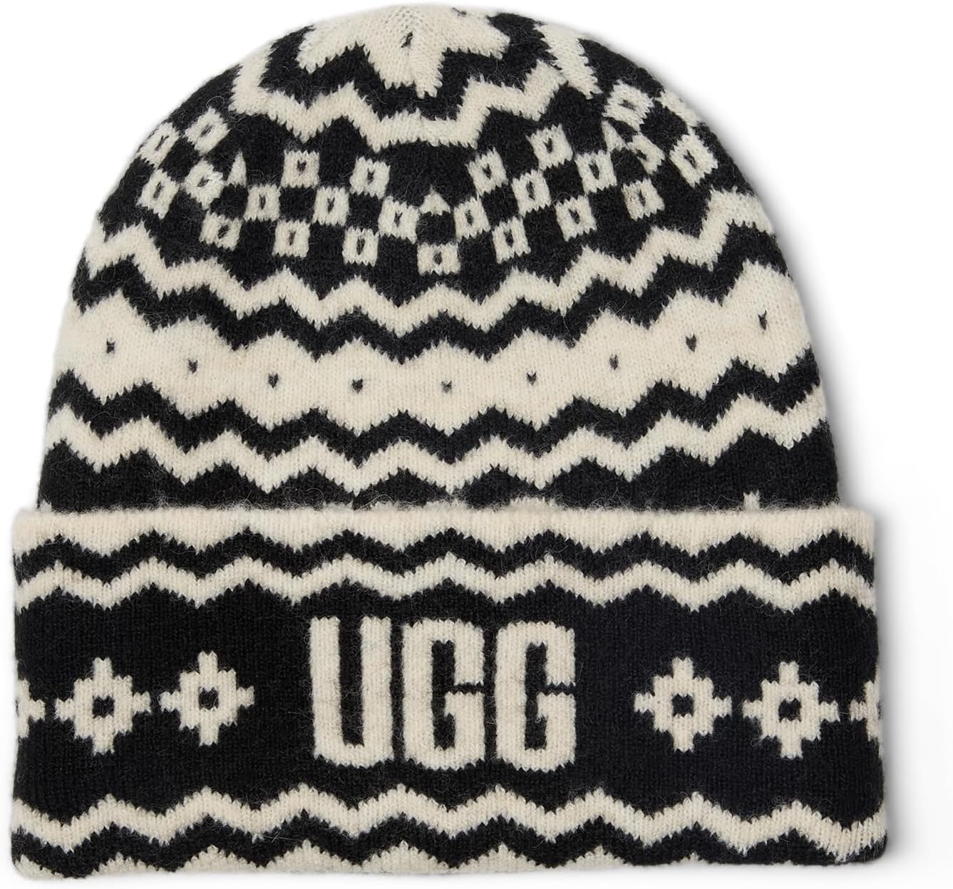 UGG Women's Uggisle Beanie, Black Multi, One-Size
