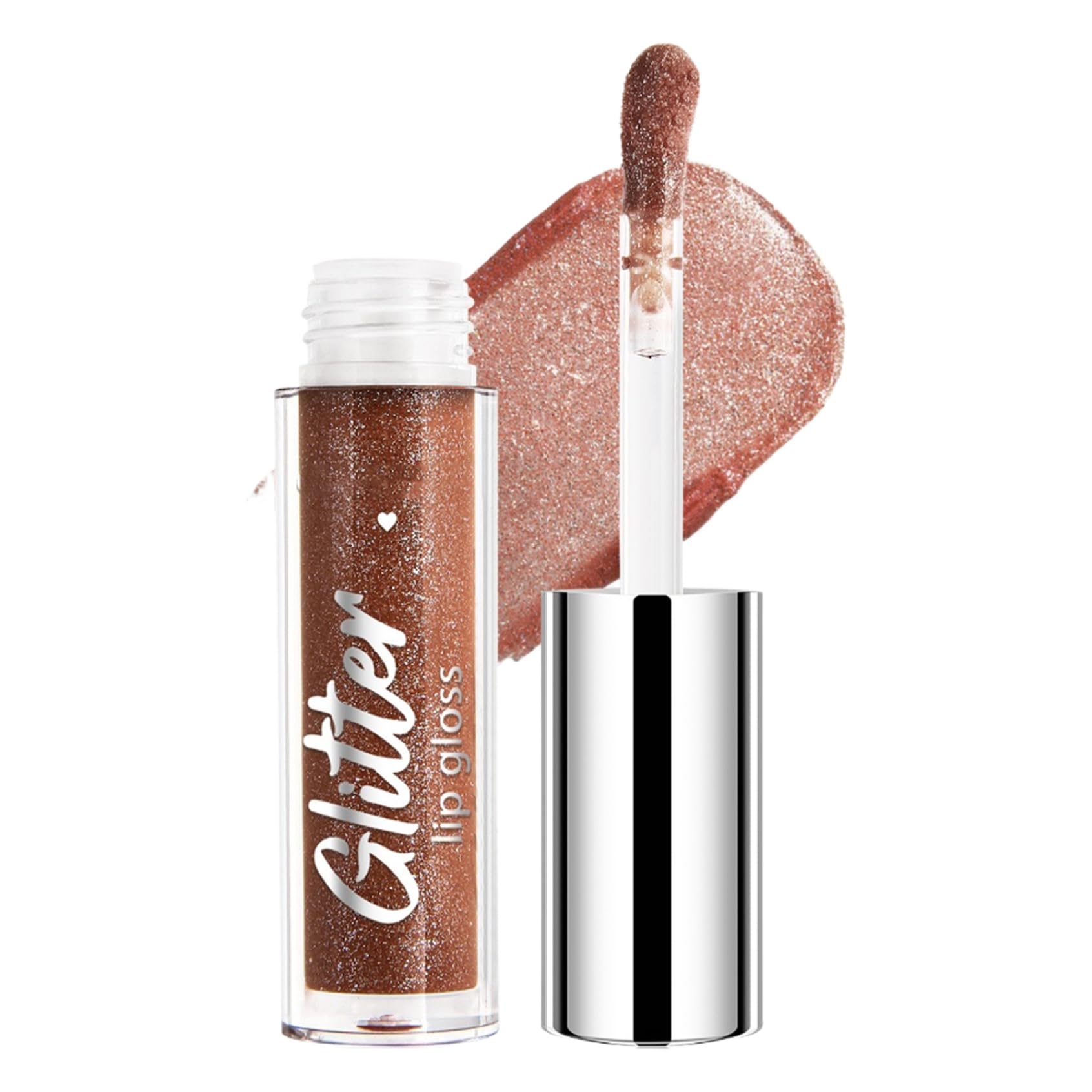 Non-Sticky Shimmer Lip Gloss for Women Waterproof Liquid Lipstick with High Shine Glitter for All Occasions Type 06