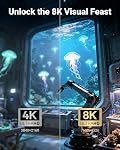 VCELINK HDMI Coupleur féminin à femelle 8K, HDMI 2.1 Connecteur femelle & Adaptateur d'extension, HDMI Extendeur, support 8K@60Hz / 4K@120Hz, HDMI2.0, 3D, Roku TV, paquet de 2
