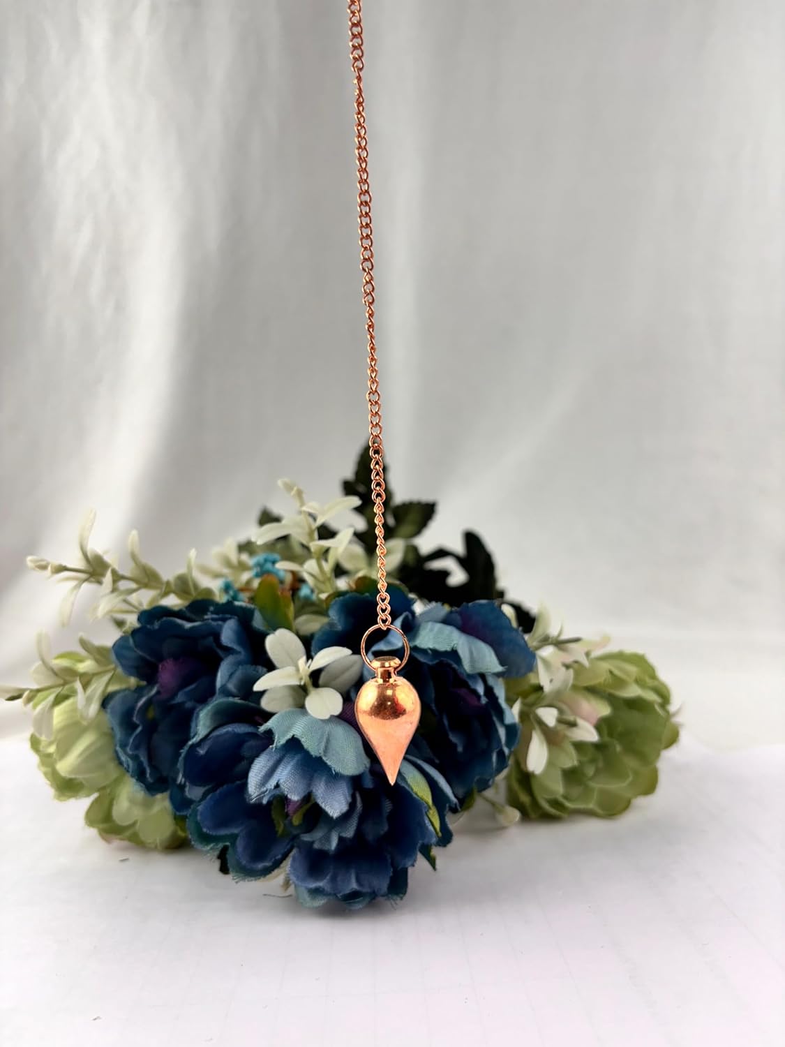 Jet Tierdrop Copper Metal Pendulum, Healing Dozing, Reiki Recovery North Prophecy, Fortune Destiny Healing Energy Metal Pendulum - about 9 inches Jet Tierdrop Copper Metal Pendulum, Healing Dozing, Reiki Recovery North Prophecy, Fortune Destiny Healing Energy Metal Pendulum - about 9 inches