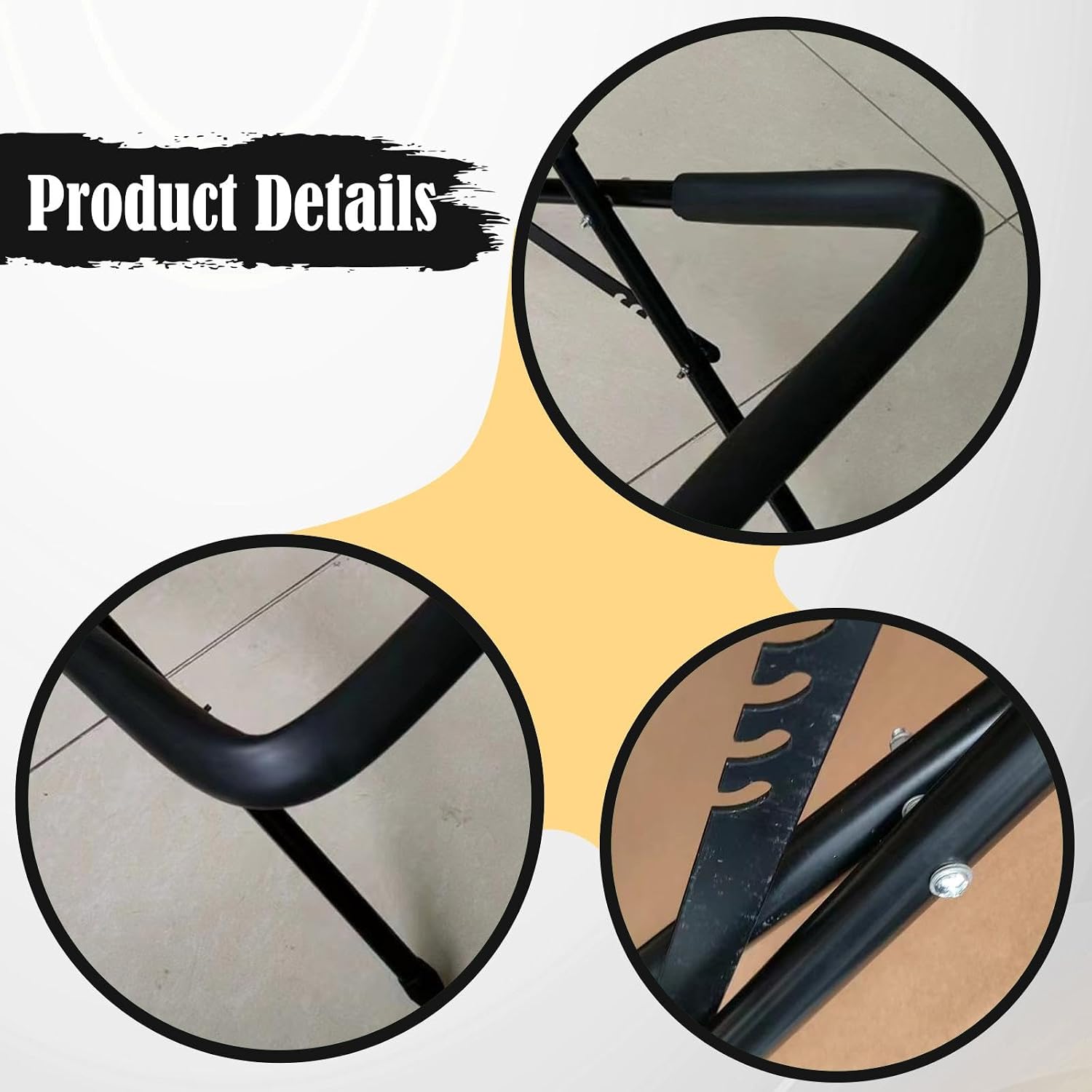 Simhoa Bass Drum Stand Drum Rack Lightweight Adjustable Hardware Percussion Instrument Stand