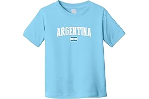 Argentina Kids Soccer Jersey, National Team Jersey for Boys & Girls