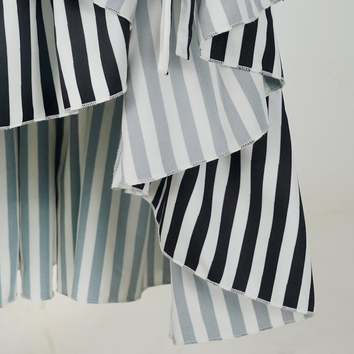 Women's Long Dress Gothic Steampunk Victorian Renaissance High Low Skirt - Image 4