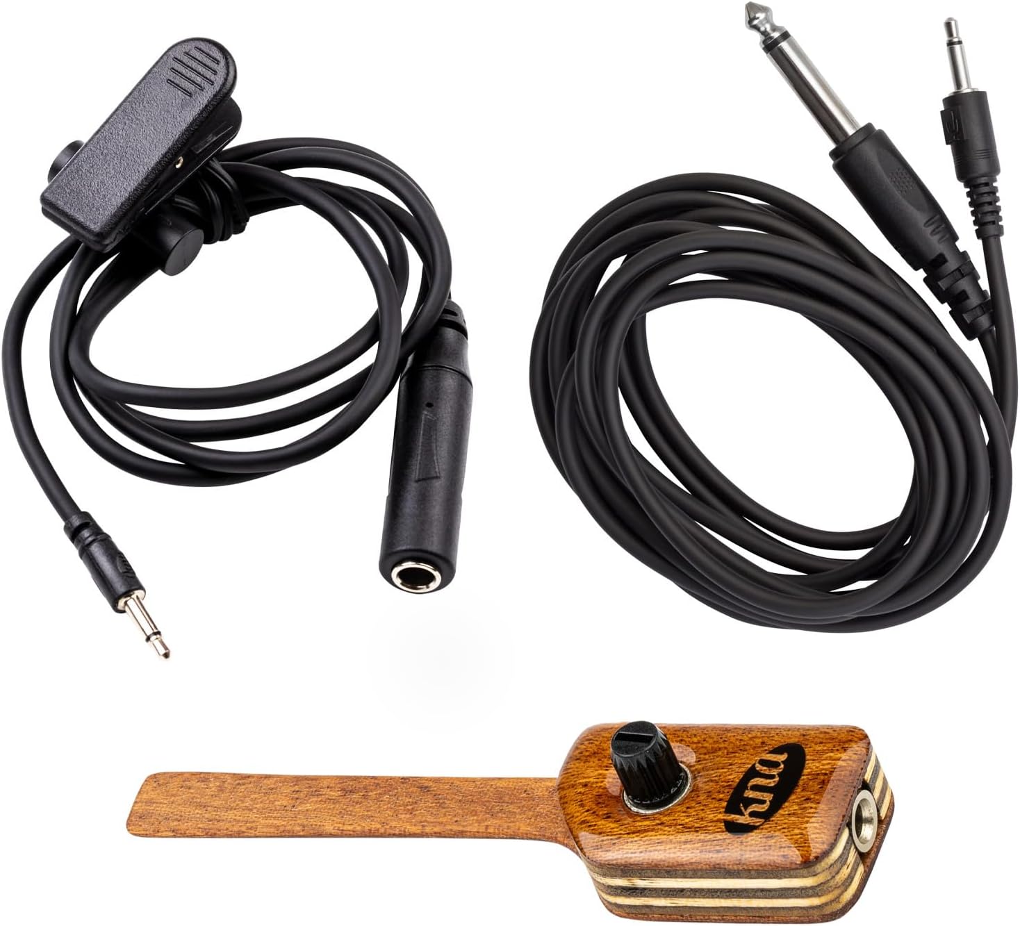KNA UK-2 Portable Piezo Ukulele Pickup – Natural Uke Tone, Lightweight, Detachable, Onboard Volume Control, Passive No-Battery Design, Easy No-Mod Installation, Handcrafted in Europe
