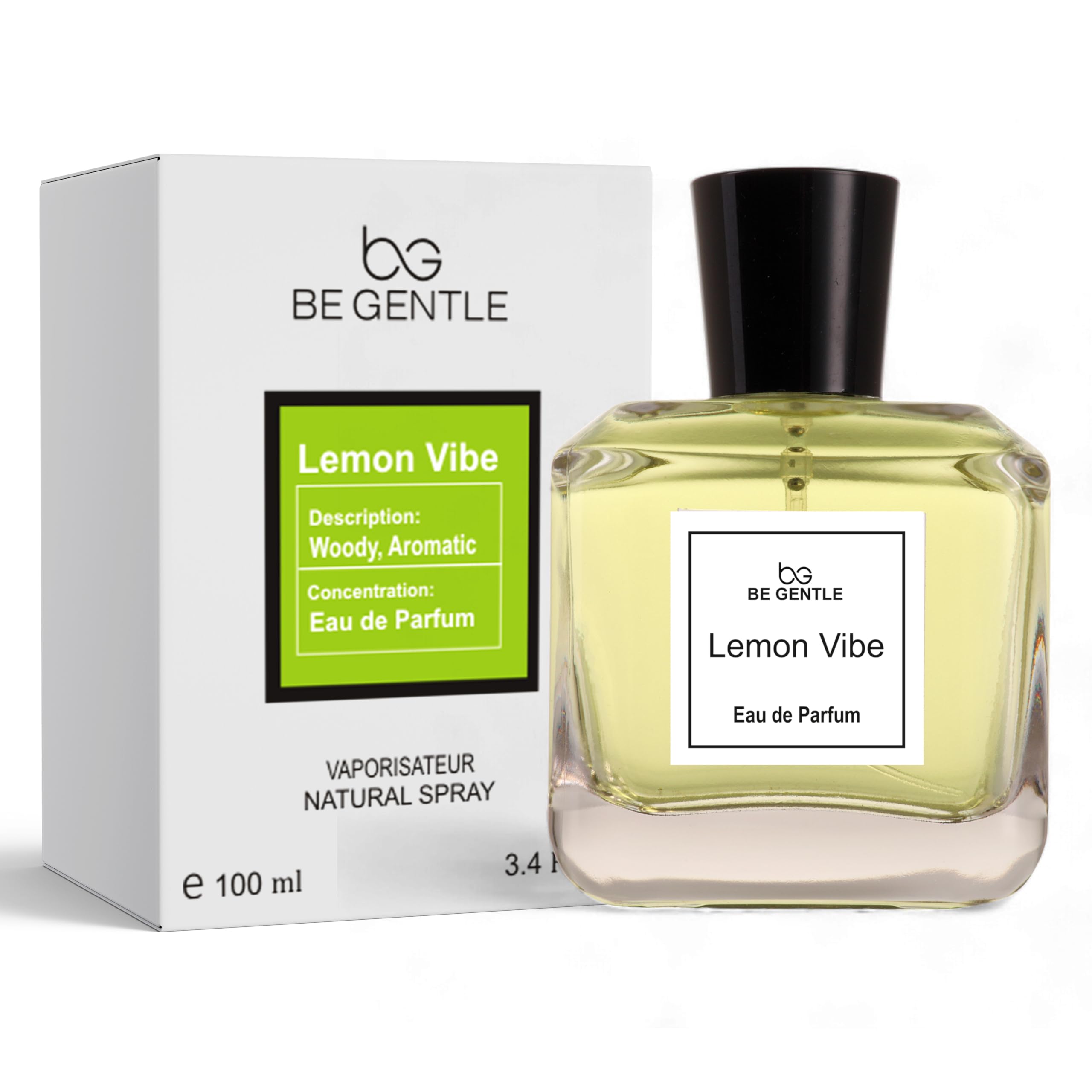 Be Gentle Lemon Vibe Perfume Unisex-100ML, Eau De Parfum | Long-Lasting Luxury Perfume-image-41