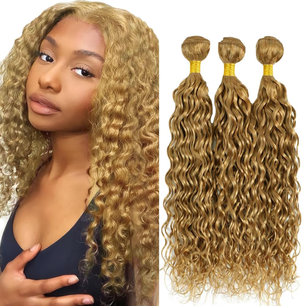 Photo 1 of Labamiya Honey Blonde Human Hair Bundles - 27# Blonde, 20-24 Inch