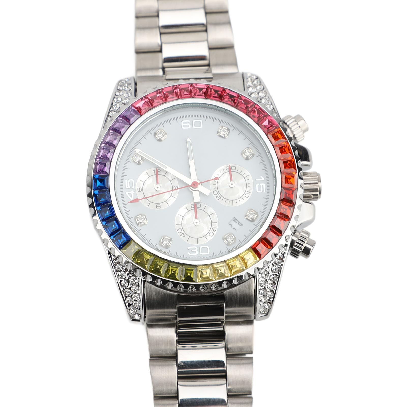 Reloj Analógico de Cuarzo para Hombre, Elegante Cronógrafo de