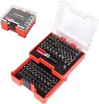 TOMMARS 208-Pc Master Screwdriver Bit Set | Clutch, Hex, Phillips, Slotted, Spanner, Spline, Square, Torq-Set, Torx, Tri-Wing,S2 Steel, 1/4" Hex Shank Bits