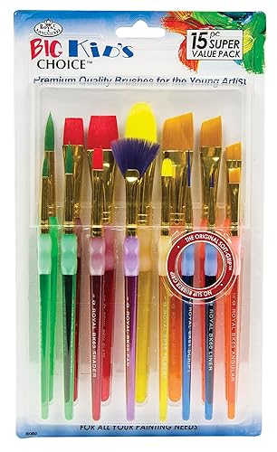 Royal Brush Big Kid Choice Value Pack Cepillos, 15 piezas